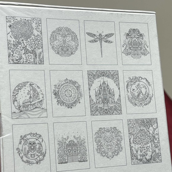 NEW Johanna Basford Enchanted Forest 12 Color in Notecards - Picture 3 of 4